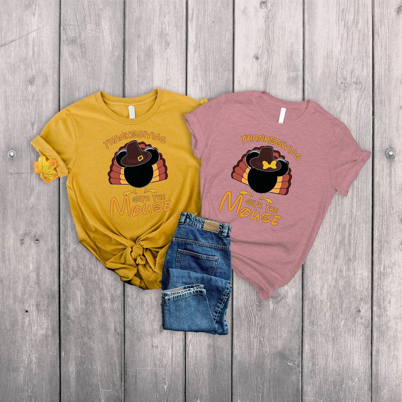 Disney Thanksgiving Shirt, Mickey Minnie Thanksgiving Shirt, Disney T-shirt, Thanksgiving Shirt, Thanksgiving T-shirt, Disney Shirt - 1.jpg