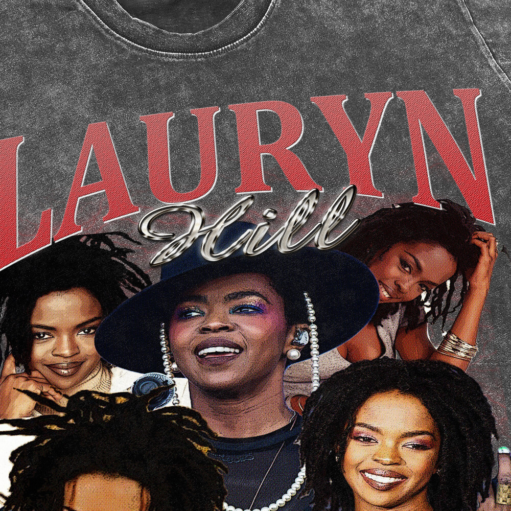 Lauryn Hill Vintage Washed Shirt, Hill Rapp Unisex Homage Tee , Fans Gift For Women, Retro 90's T-Shirt For Men - 3.jpg