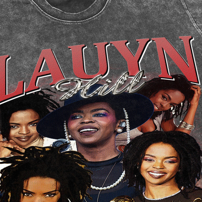 Lauryn Hill Vintage Washed Shirt, Hill Rapp Unisex Homage Tee , Fans Gift For Women, Retro 90's T-Shirt For Men - 9.jpg