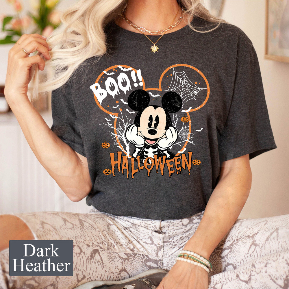 Vintage Disney Mickey and Friends Halloween Team Shirt, Disney Halloween Shirt Retro, WDW Magic Kingdom Shirt, Halloween Matching Shirt - 3.jpg