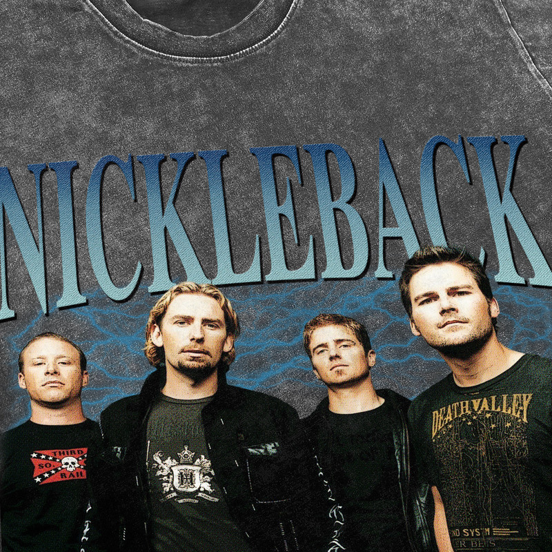 Nickelback Vintage Washed Shirt,Rock Band Homage Graphic Unisex T-Shirt, Bootleg Retro 90's Fans Tee Gift - 3.jpg