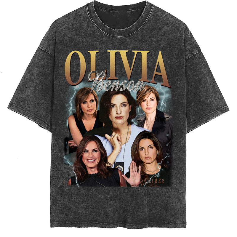 Olivia Benson Vintage Washed Shirt, Actor Retro 90's Unisex T-Shirt, Fans Gift For Women, Homage Tee For Men - 2.jpg