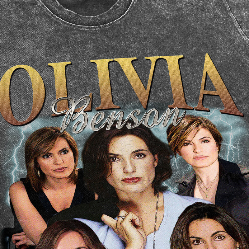Olivia Benson Vintage Washed Shirt, Actor Retro 90's Unisex T-Shirt, Fans Gift For Women, Homage Tee For Men - 3.jpg