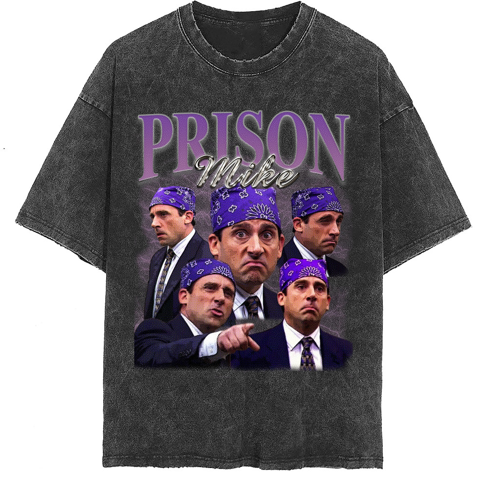 Prison Mike Vintage Washed Shirt, Actor Homage Graphic Unisex T-Shirt, Bootleg Retro 90's Fans Tee Gift - 2.jpg
