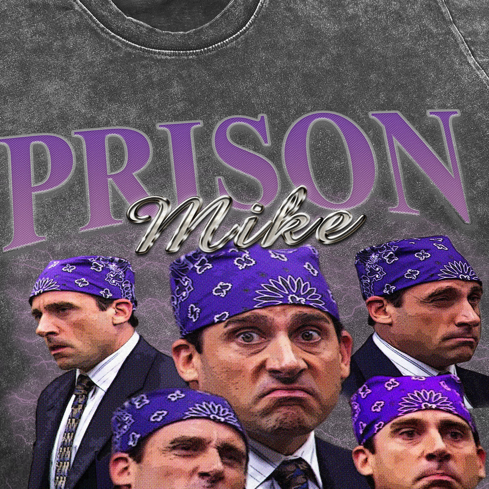 Prison Mike Vintage Washed Shirt, Actor Homage Graphic Unisex T-Shirt, Bootleg Retro 90's Fans Tee Gift - 3.jpg