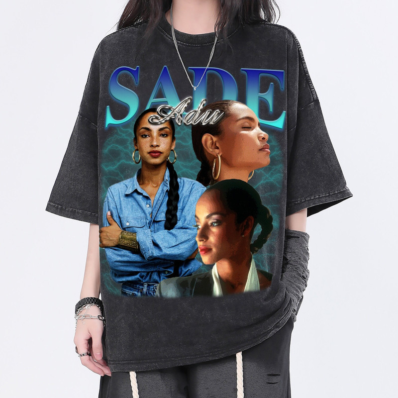 Sade Adu Vintage Washed Shirt, Hip hop RnB Rap Unisex Homage Tee,inspired Morena Fans Gift For Women, Retro 90's T-Shirt For Men - 1.jpg