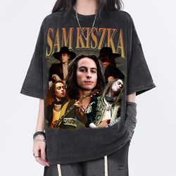 sam kiszka vintage washed shirt,  hip hop rap rock b