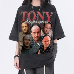 tony soprano vintage washed shirt, actor retro 90 s
