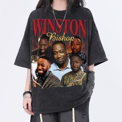 Winston Bishop Vintage Washed Shirt, Actor Retro 90