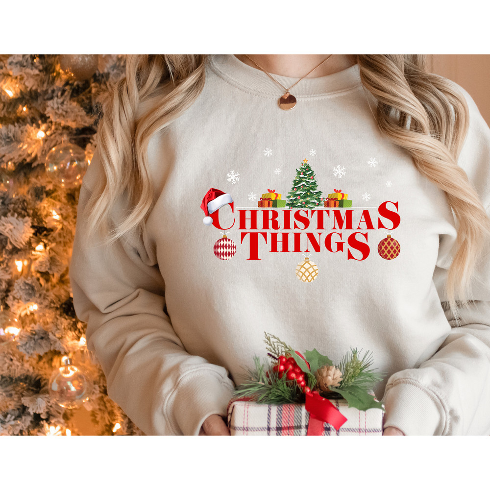 Christmas Sweatshirt,Christmas Things Shirt,Merry Christmas,Funny Christmas Vibes,2022 Family Christmas,Stranger Christmas Things Sweatshirt - 2.jpg