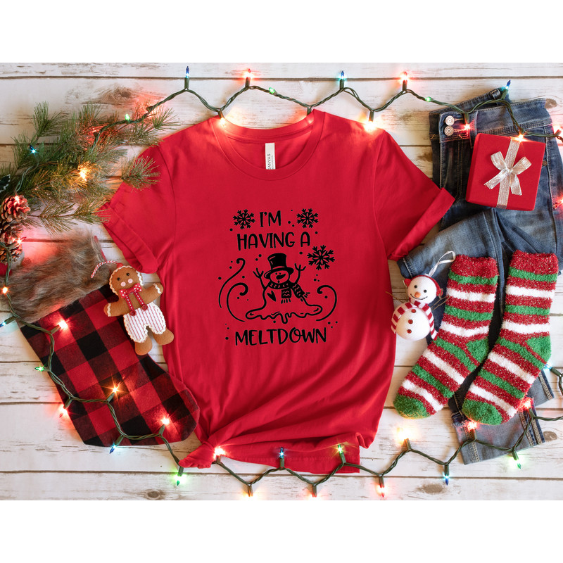 Christmas Sweatshirt,I'm Having Melting Down Shirt,Christmas Shirt,Funny Christmas Shirt,Cute Snowman Sweat,2023 New Year Tee,Christmas Gift - 3.jpg