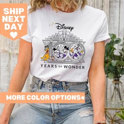 disney 100th anniversary shirt, 100 years of wonder disney shirt, disney 100th shirt,