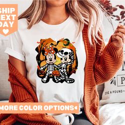 disney halloween skeleton shirt, disney halloween matching shirt, halloween mickey mi