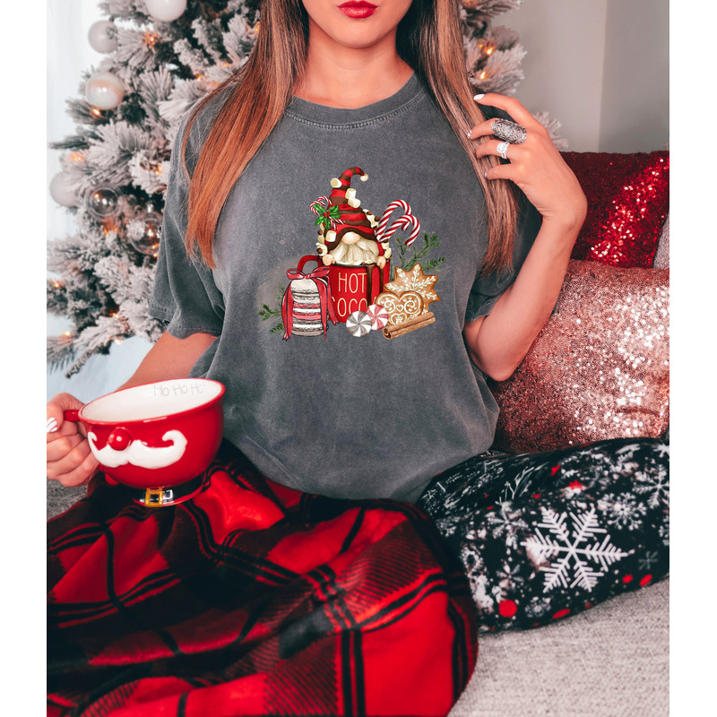 Gnome Sweatshirt,Hot Cocoa Gnome Sweater,Cute Gnomes Sweatshirt,Christmas Sweater,Funny Christmas Sweater,Christmas Gift,Merry Christmas Tee - 3.jpg