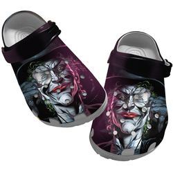 joker clog shoes unisex, joker crocs, movie sandals, characters movie crocs, movie crocs