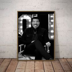 lionel richie poster, richie revival poster, music poster, r&b poster, singer poster, wall art, wall decor, prints
