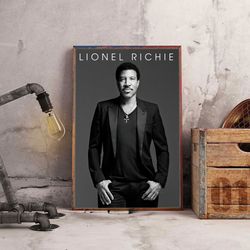 lionel richie poster, soulful serenade poster, music poster, r&b poster, singer poster, wall art, wall decor, prints