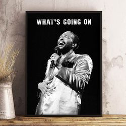 marvin gaye poster, harmonious genius poster, music poster, r&b poster, singer poster, wall art, wall decor, prints