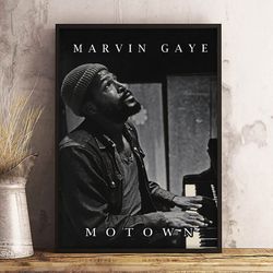 marvin gaye poster, iconic crooner poster, music poster, r&b poster, singer poster, wall art, wall decor, prints