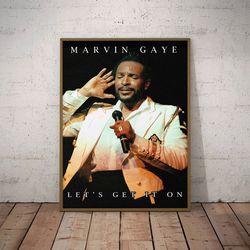 marvin gaye poster, rhythmic royalty poster, music poster, r&b poster, singer poster, wall art, wall decor, prints