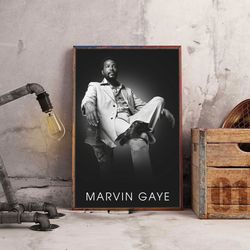 marvin gaye poster, sonic legend poster, music poster, r&b poster, singer poster, wall art, wall decor, prints