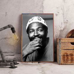 marvin gaye poster, captivating charm poster, music poster, r&b poster, singer poster, wall art, wall decor, prints