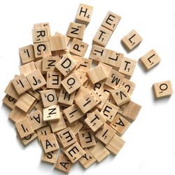 Perfect for Crafting Alphabet Coasters & Scrabble Games DIY Gifts