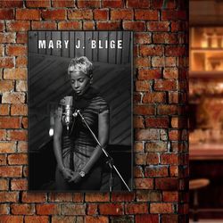 mary j blige poster, queen's resonance poster, music poster, hip hop soul music, r&b music poster, singer poster