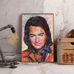 neil diamond poster, neil's journey poster, music poster, rock music poster, singer songwriter poster, wall art
