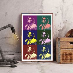 neil diamond poster, the diamond experience poster, music poster, rock music poster, singer songwriter poster, wall art