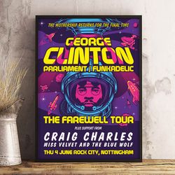 parliament funkadelic poster, legendary grooves poster, music poster, funk music poster, singer poster, wall art