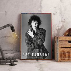 pat benatar poster, vocal dynamo poster, music poster, rock poster, singer poster, wall art, wall decor, prints