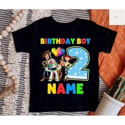 custom toy story, birthday shirt, toy story family matching shirt, birthday boy party shirt, toy story family tee