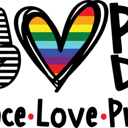 peace love pride svg, gay svg, pride svg, rainbow svg, lesbian svg, lgbt svg, gay festival outfit svg digital download