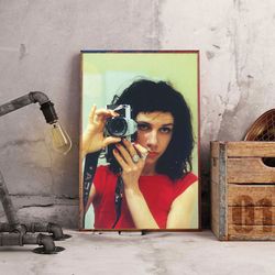 pj harvey poster, enigmatic songstress poster, music poster, indie rock poster, singer poster, wall art, wall decor