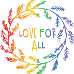 love for all pride svg, gay svg, pride svg, rainbow svg, lesbian svg, lgbt svg, gay festival outfit svg digital download
