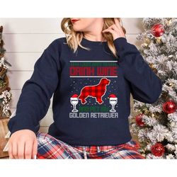 I Just Want to Drink, Wine and Pet My Dog, Christmas shirt, Christmas sweatshirt, Animal T Shirt, Funny Humor Puppy, paw