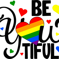 be you tiful pride svg, gay svg, pride svg, rainbow svg, lesbian svg, lgbt svg, gay festival outfit svg digital download