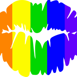 lips pride svg, gay svg, pride svg, rainbow svg, lesbian svg, lgbt svg, gay festival outfit svg digital download