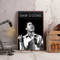 sam cooke poster, melodic mastery poster, music poster, soul music poster, singer poster, wall art, wall decor, prints