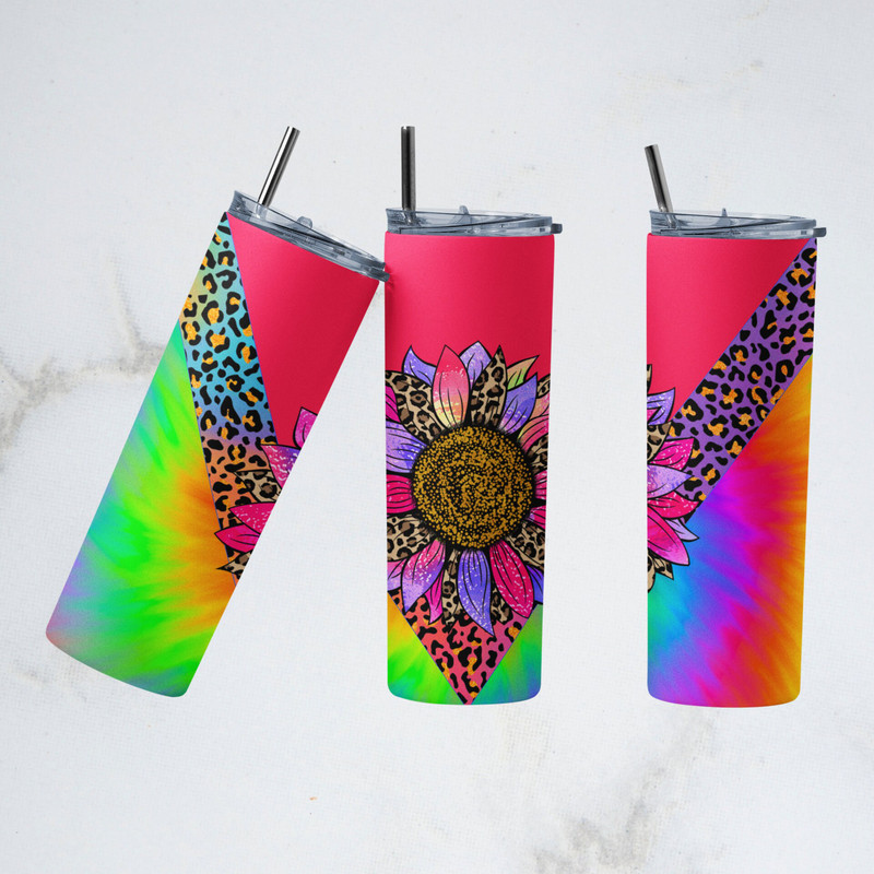 Tie Dye Tumbler, Tie Dye Skinny Tumbler.png