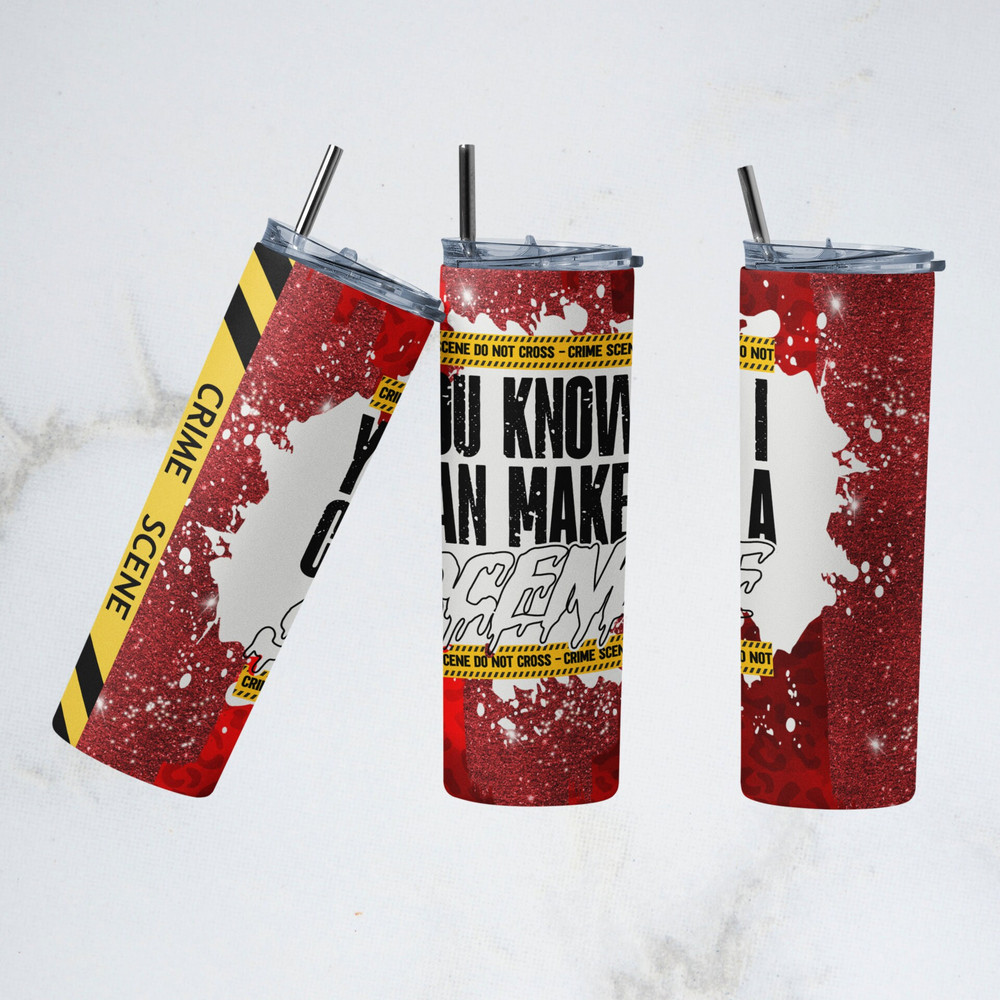 True Crime Junkie Tumbler, True Crime Junkie Skinny Tumbler.png