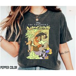 comfort colors disney the emperor's new groove shirt, walt disney world trip, kronk shirt, new groove shirt, pacha shirt