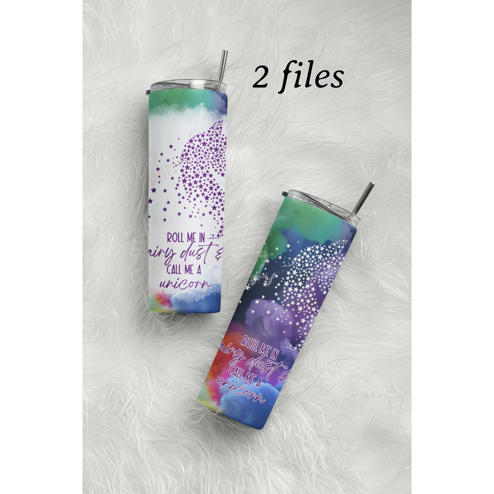 Unicorn Tumbler, Unicorn Skinny Tumbler.png