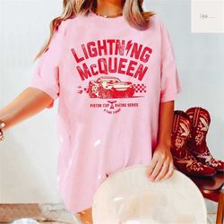 lightning mcqueen shirt, disney cars shirt, walt disney world shirt, disneyland shirt, disney mcqueen , lightning shirt,