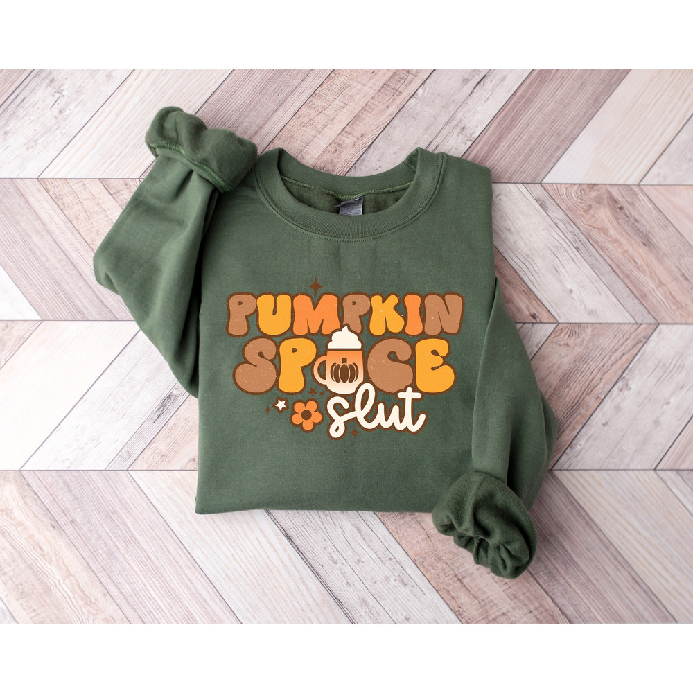 Pumpkin Spice&Sluts Sweatshirt,Happy Thanksgiving Shirt,Retro Fall Sweatshirt,Cute Fall Hoodie,Family Thanksgiving Shirt,2022 Autumn Vibes - 1.jpg