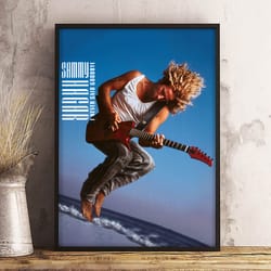 sammy hagar poster, vocal vortex poster, music poster, rock music poster, singer poster, wall art, wall decor, prints