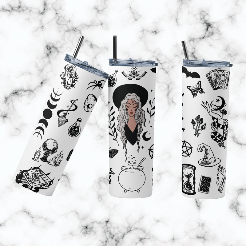 Witchy Tumbler, Witchy Skinny Tumbler.png