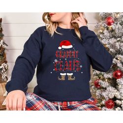 Grammy clause shirt, grandma claus, christmas grandma, Christmas Elf Shirt, Santa Claus Shirt, grammy gift, cute grammy