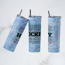 hockey mom tumbler, skinny tumbler, skinny skinny tumble